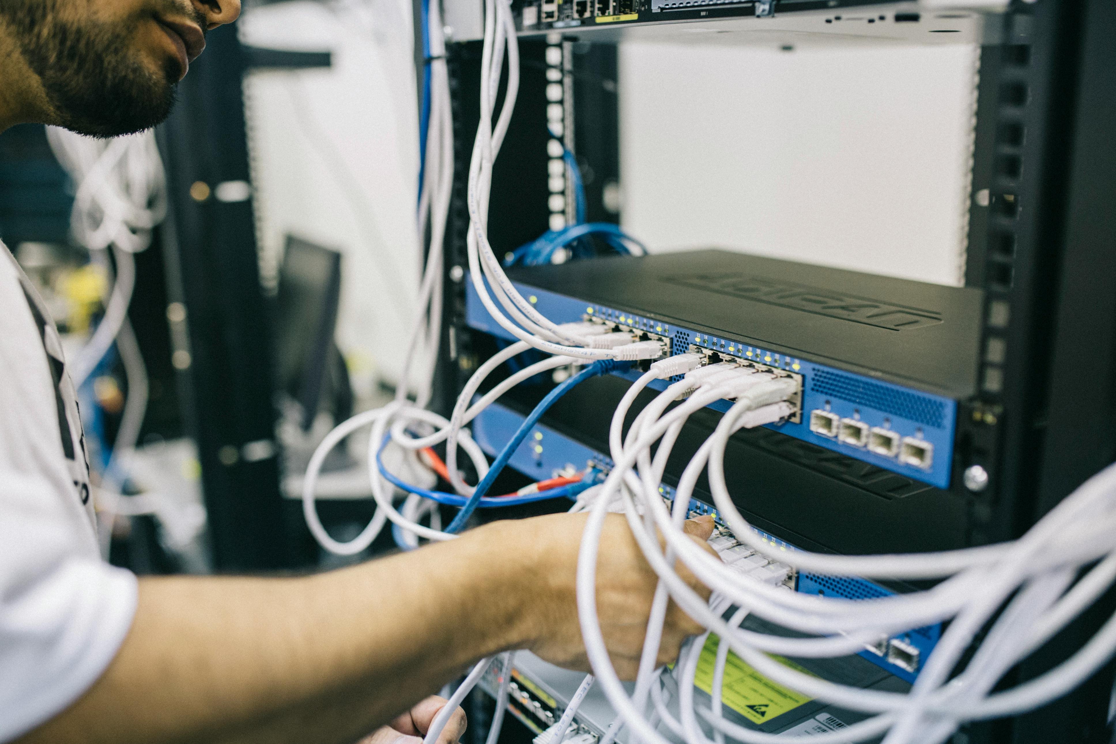 Shabby cloud engineers managing a resilient data center